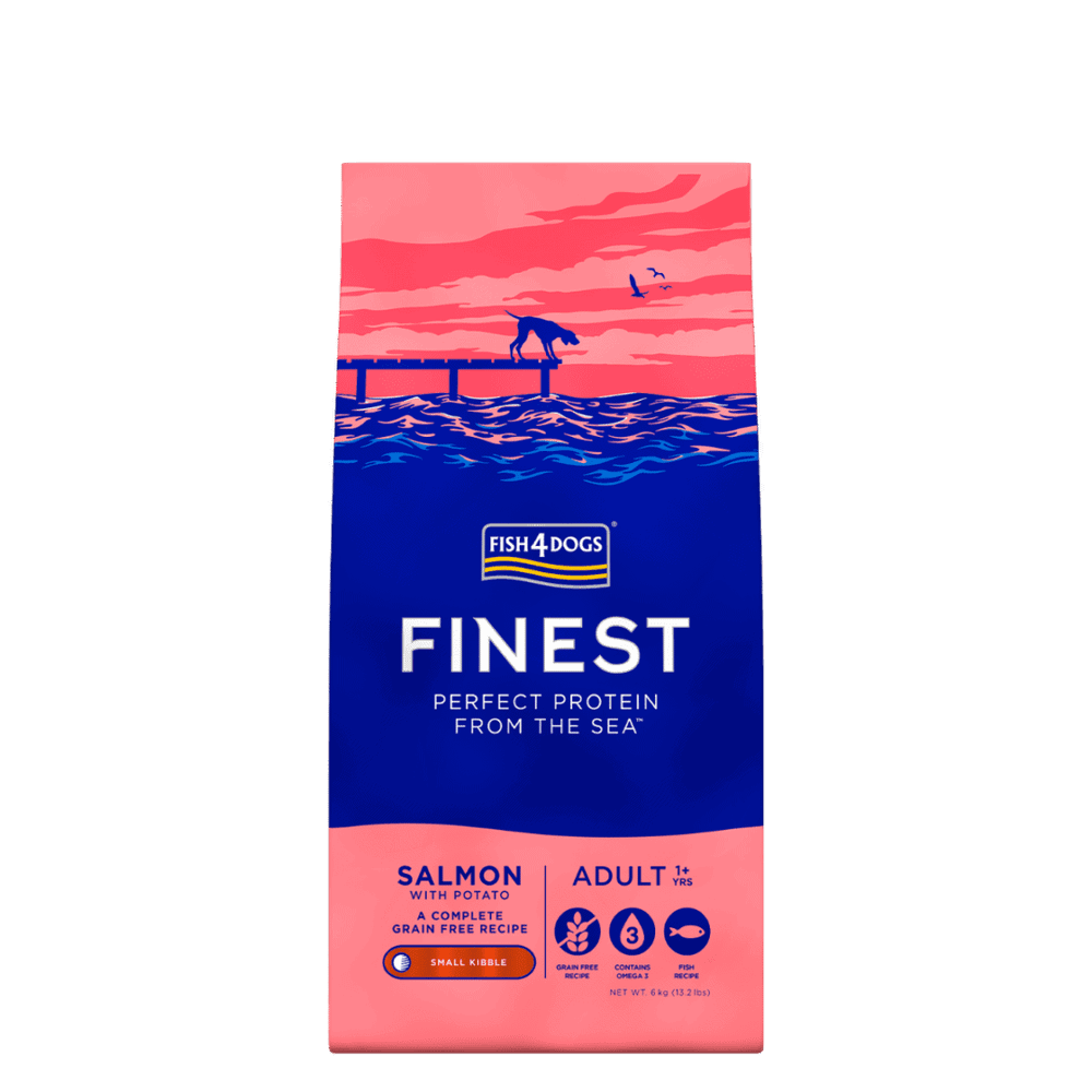 Fish4Dogs Finest losos, malo zrno 6kg slika 1