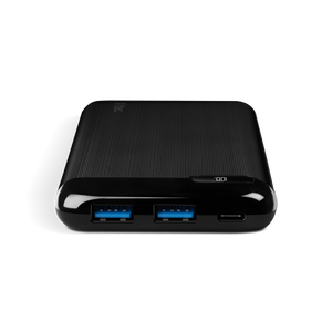 Ttec Prijenosni punjač PowerSlim LCD PD 10.000 mAh Powerbank  wth USB-C Input/output/Black