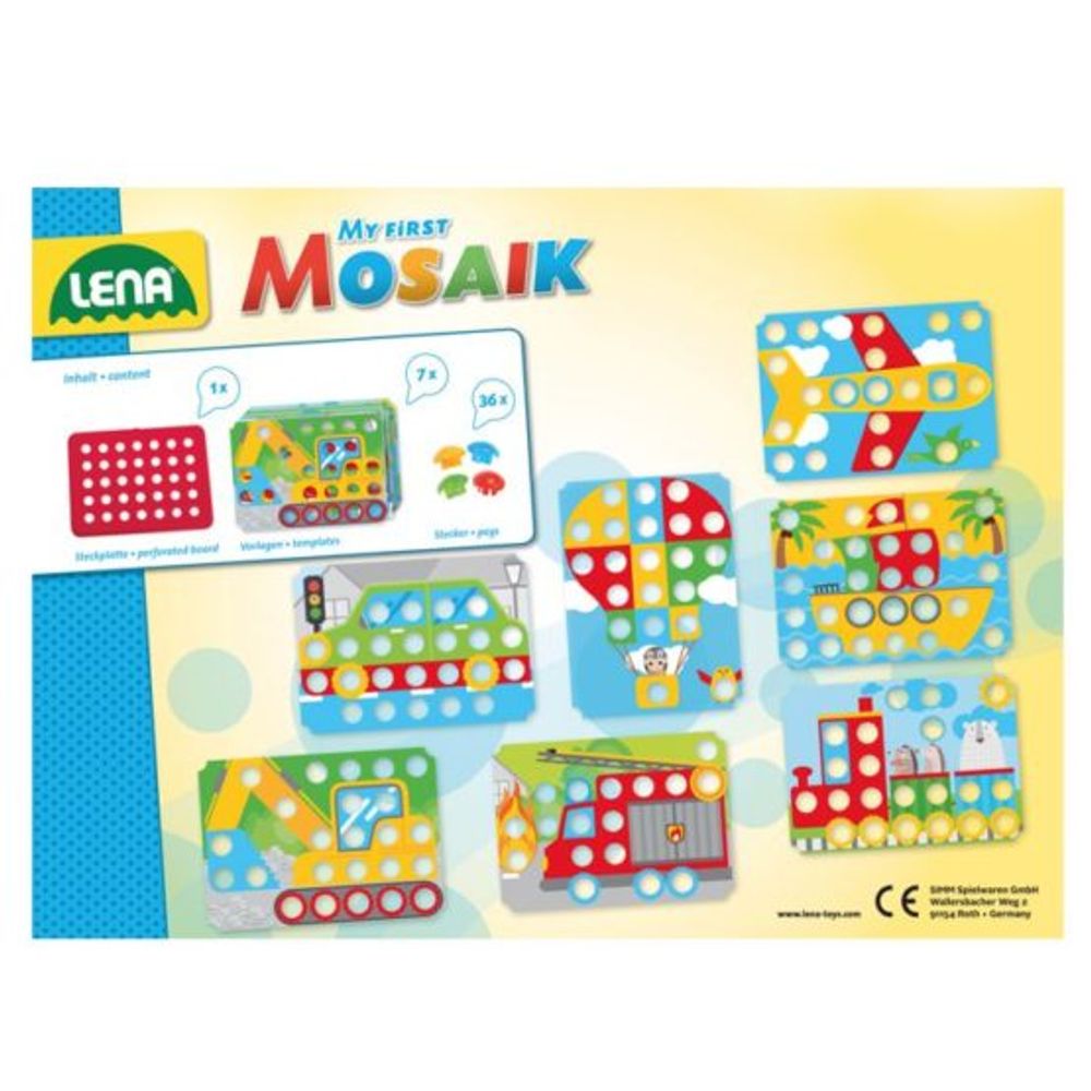Lena Moj prvi mozaik - Motiv vozila slika 2
