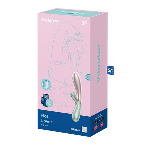 Satisfyer Hot Lover Vibrator Green and Beige slika 9