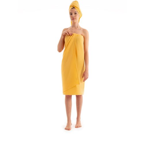 Muslin - Yellow Yellow Towel Set (2 Pieces) slika 1