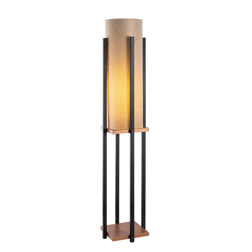 7128 - Crna, Bakrena Crna Stona Lampa slika 4