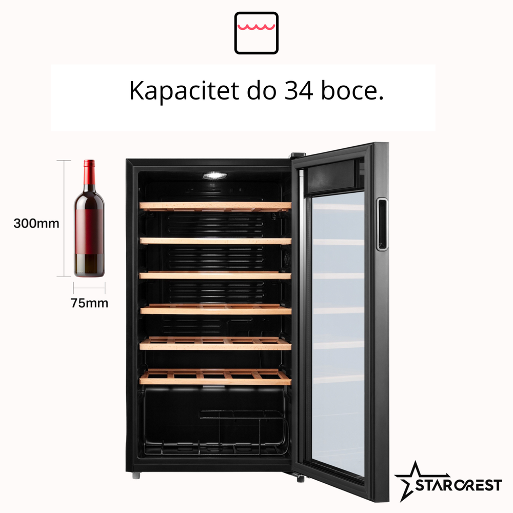 STARCREST SWN-9301 samostojeći Hladnjak za vino slika 3