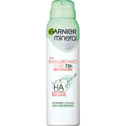 Garnier Mineral Hyaluronic Care 72h Sensitive dezodorans u spreju 150ml slika 1
