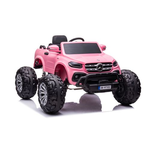 Licencirani auto na akumulator  Mercedes DK-MT950 4x4 - svijetlo rozi slika 1