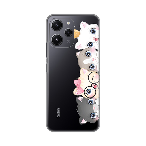 Torbica Silikonska Print Skin za Xiaomi Redmi 12 Cats slika 1