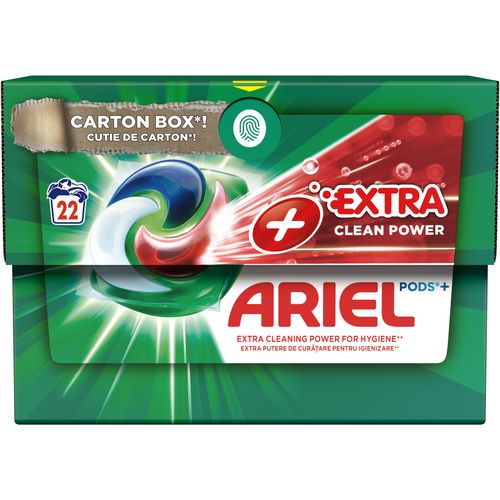 Ariel Kapsule za pranje veša +Extra Clean Power 22 kom, 22 pranja slika 1