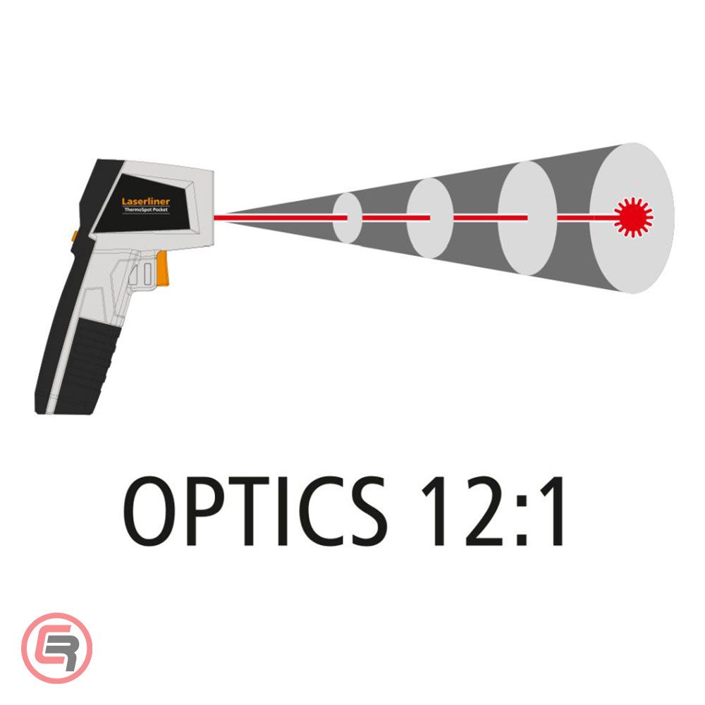 Laserliner Termometar Laserski ThermoSpot Laser -38°C ... 365°C – 082.040E slika 4