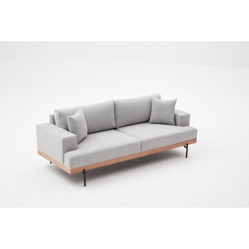 Atelier Del Sofa Liva - Grey Grey 3-Seat Sofa slika 11