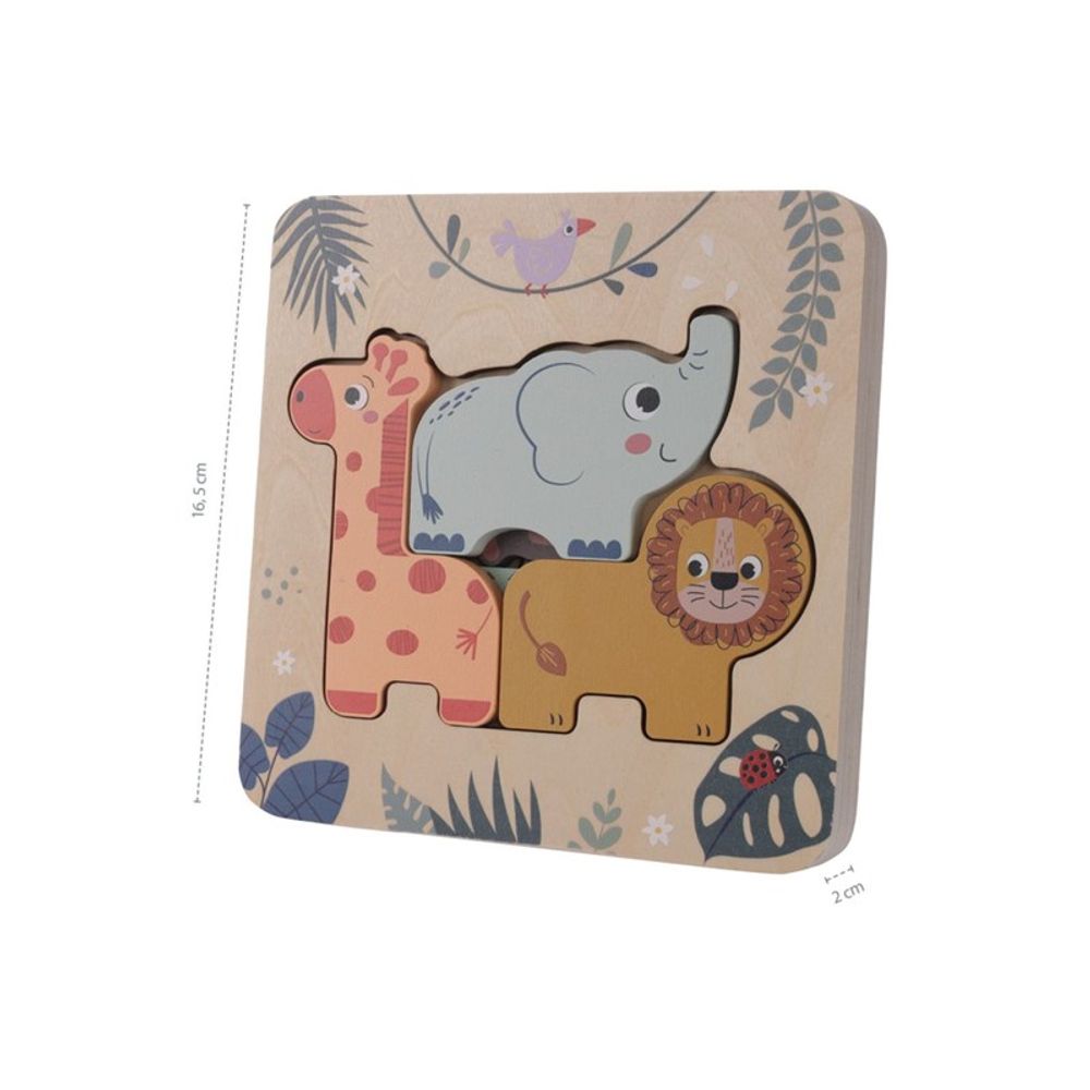 Zopa Drvena slagalica u oblicima Safari slika 4