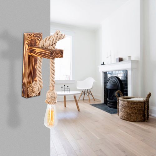 Erebos - 119-A Wooden Wall Lamp slika 1