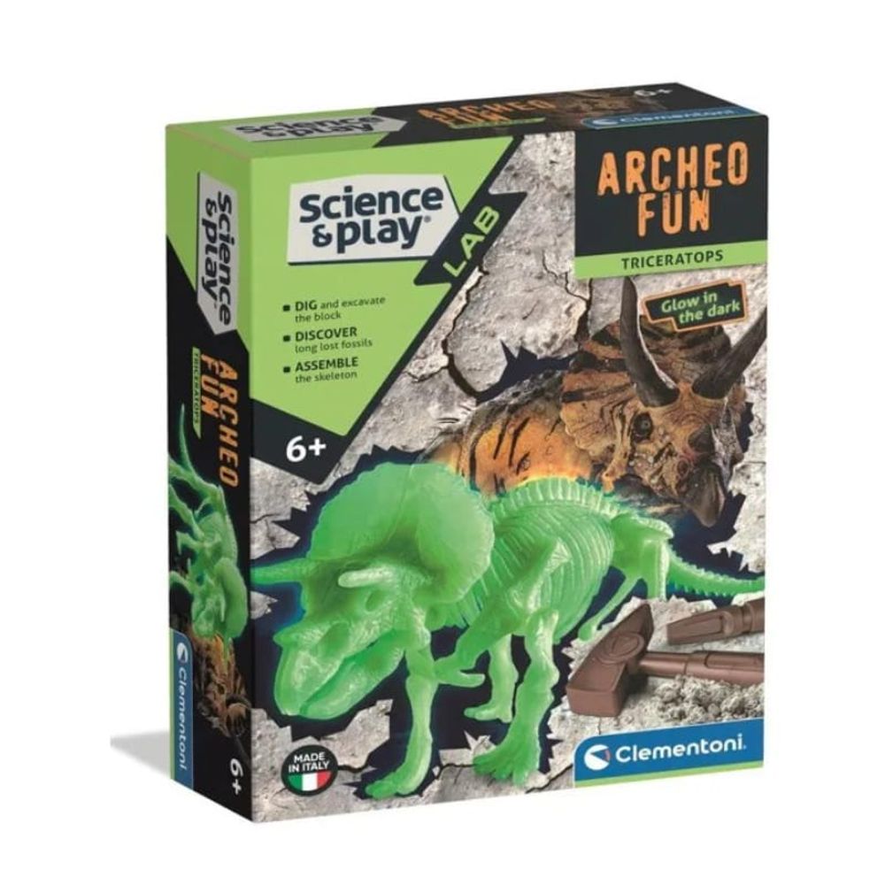 Clementoni CL75125 Science&Play LAB Archeo Fun - Triceratops slika 1