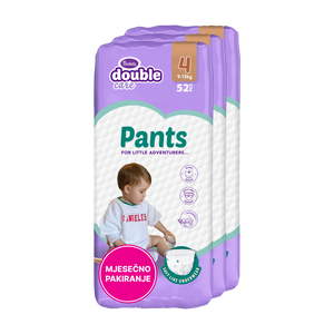 Violeta Double Care Pants pelene Mjesečno Pakiranje 3 Pack XXL