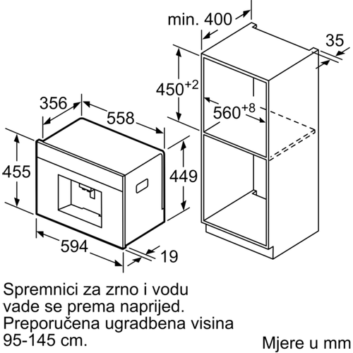 Bosch ugradni espresso aparat za kavu CTL636EB6 slika 9