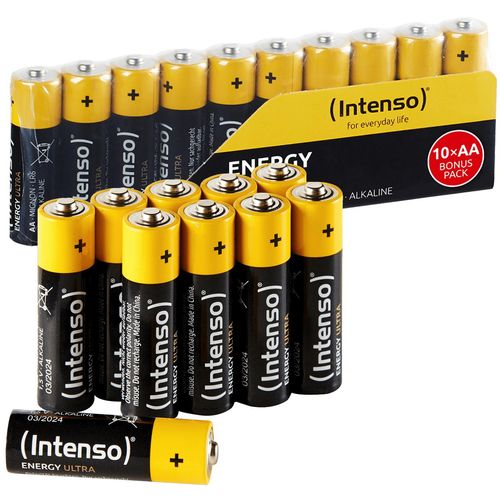 (Intenso) Baterija alkalna, AA LR6/10, 1,5 V, blister 10 kom - AA LR6/10 slika 2