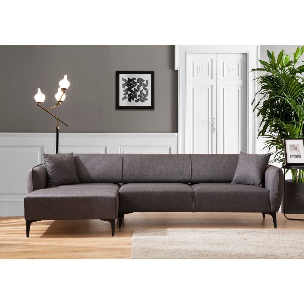Ugaona garnitura Belissimo Left - Dark Grey slika 2