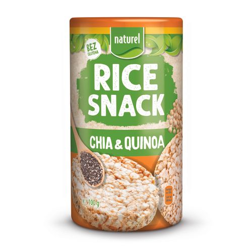 Naturel Rice Snack / Chia & Quinoa bez glutena 100g slika 1