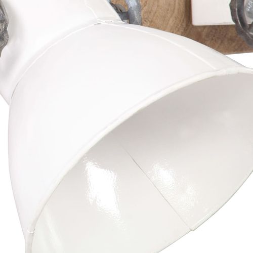 Industrijska zidna svjetiljka bijela 45 x 25 cm E27 slika 13