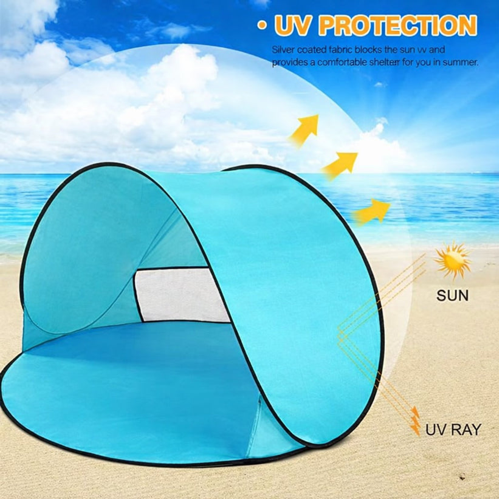 Kinder Home Dječiji sklopivi šator sa UV zaštitom 50+ SPF, 150×150×90cm slika 8
