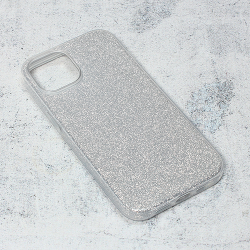 Torbica Crystal Dust za iPhone 14 6.1 srebrna slika 1