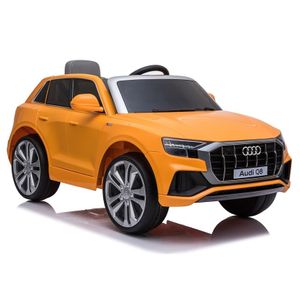 Licencirani auto na akumulator Audi Q8 - žuti/lakirani