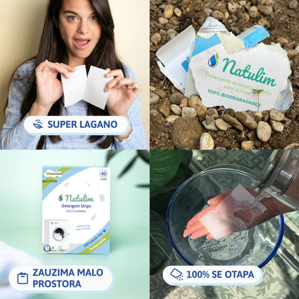 Natulim Eko trakice za pranje rublja (40 pranja) - Lavanda slika 5