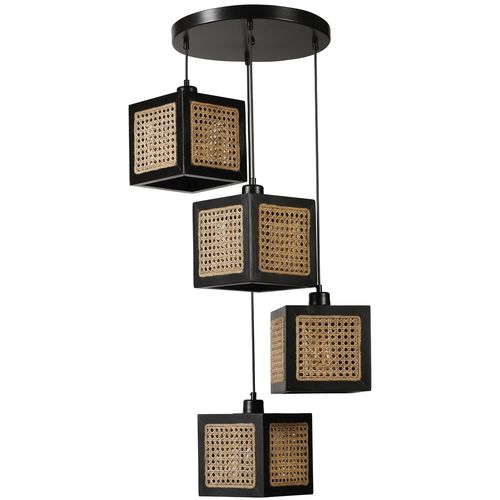 Kumsal 8701-4 Rattan
Black Chandelier slika 3