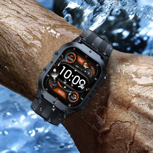 Oukitel BT20 Smart Watch Sport Rugged 350mAh/Heart rate/SpO2/Accelerometer/crno-narandzasti slika 4