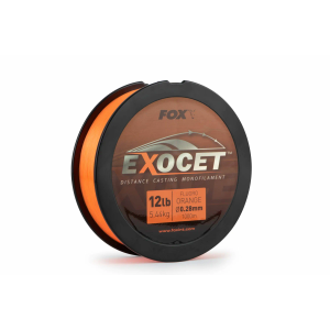 Fox Exocet Fluoro Orange MONO 18lb 0.35mm 1000m (CML180)