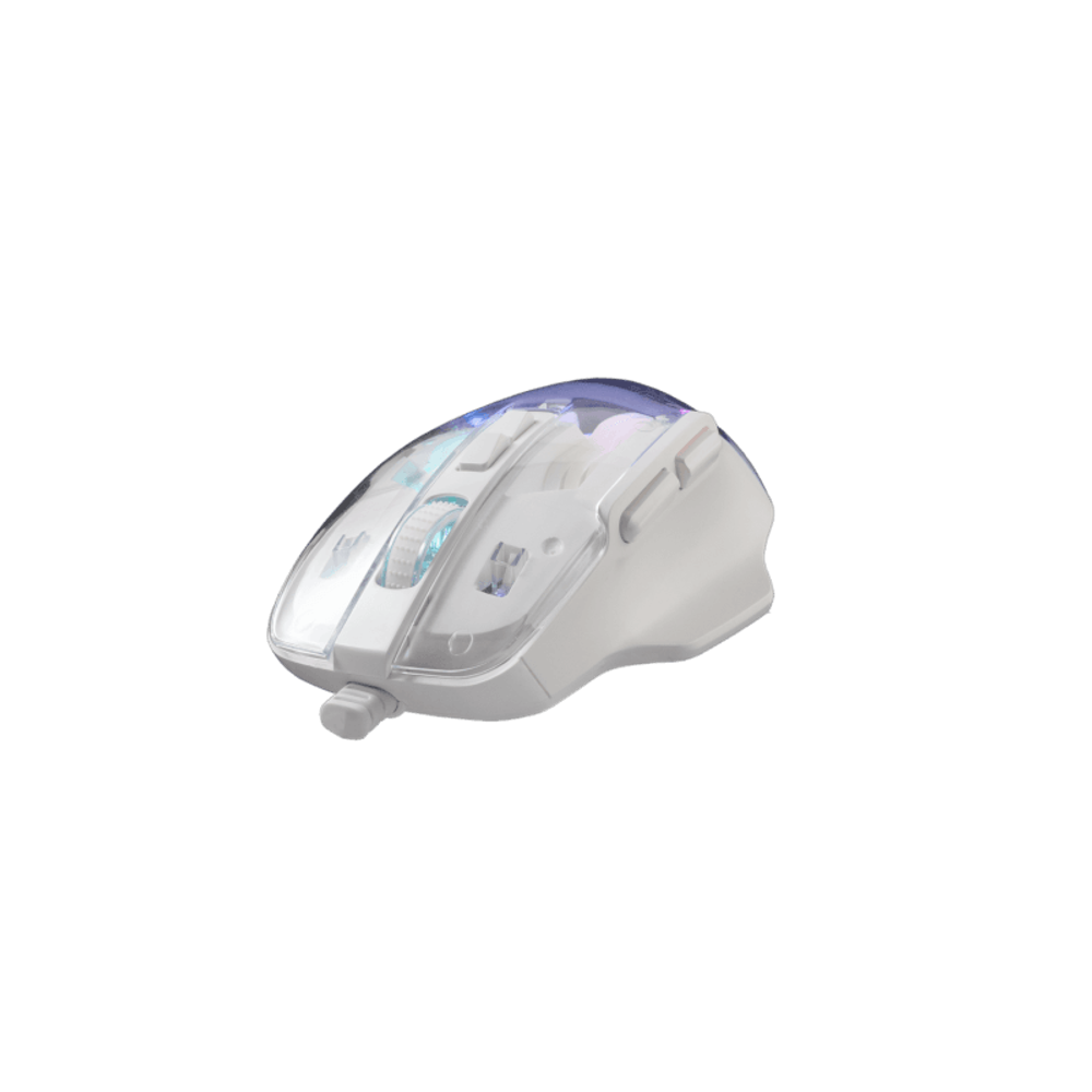 Baracuda Miš BGM-062 ANGLERFISH, bijeli slika 3