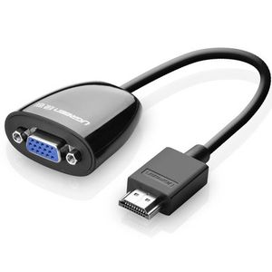 Ugreen HDMI na VGA adapter crne boje - u kutiji