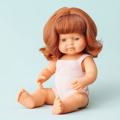 Miniland lutka Redhead Girl 38 cm Colourful slika 3