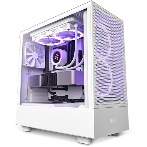 NZXT H5 Flow Gaming kućište belo (CC-H51FW-01) slika 5