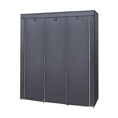 SONGMICS RYG12G canvas wardrobe, gray slika 2