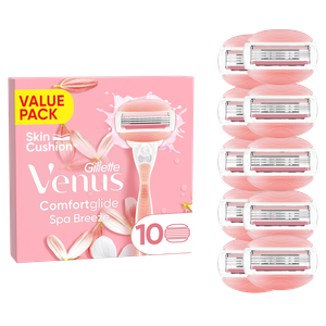 Gillette Venus ComfortGlide Spa Breeze zamjenske britvice za brijač za žene 10kom XXL