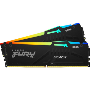 Kingston memorija Fury Beast 32GB (2x16GB), DDR5 5600MHz, CL40, KF556C40BBAK2-32