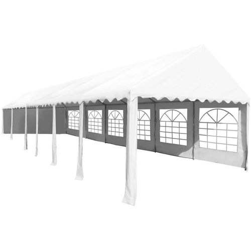 Vrtni šator od PVC-a 6 x 12 m bijeli slika 4
