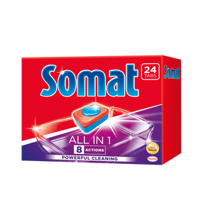 Somat Tablete Za Mašinsko Pranje Suđa All in One 24 pranja