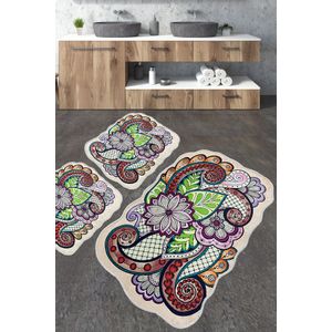 Forme Multicolor Bathmat Set (3 Pieces)