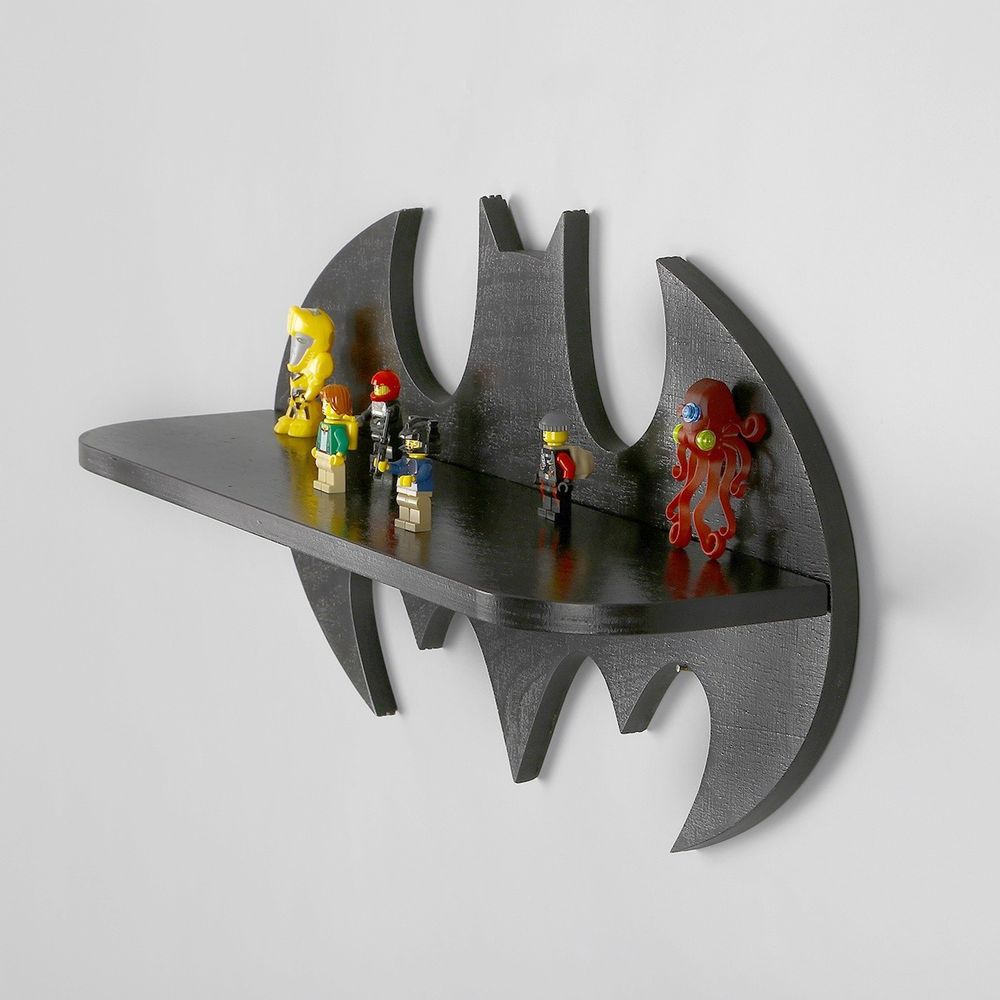 Raf285 Black Decorative Wooden Wall Shelf slika 2