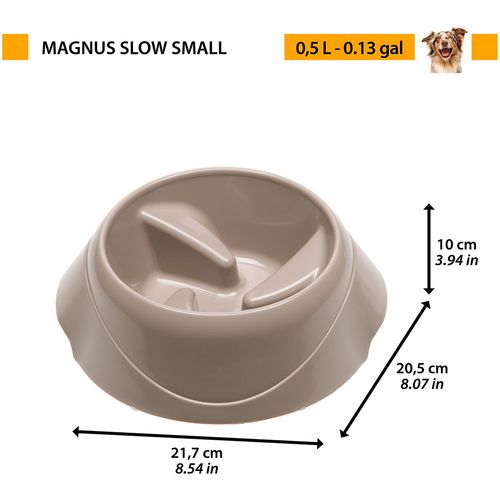 Ferplast Posuda Magnus Slow Small 21,7X20,5X10 cm - 0,5L slika 2