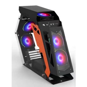 NaviaTec HERO XL Gaming Case ATX, Tempered Glass, RGB fans