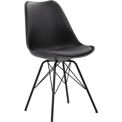 Blagovaonske stolice od umjetne kože 6 kom crne slika 34