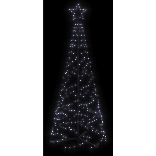 Stožasto božićno drvce hladno bijelo 200 LED žarulja 70x180 cm slika 12