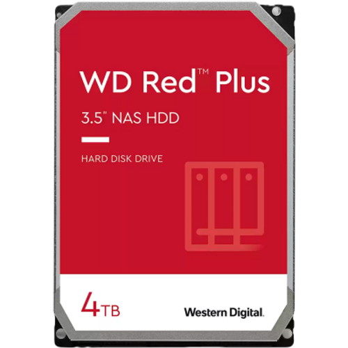 HDD NAS WD Red Plus (3.5'', 4TB, 256MB, 5400 RPM, SATA 6 Gb/s) slika 1