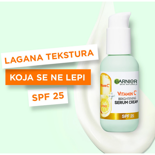 Garnier Skin Naturals Vitamin C 2u1 serum-krema za lice 50ml slika 3