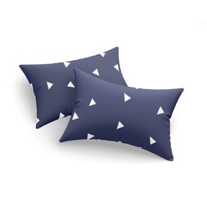 Pillowcase set (2 pieces) Üçgen - Blue