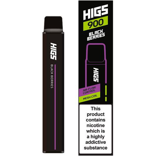 Higs e cigarete XL 900 Black Berries slika 1