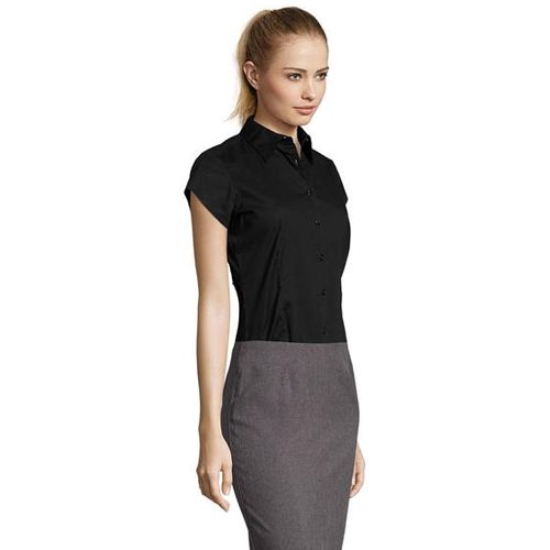 EXCESS ženska košulja sa kratkim rukavima - Crna, S  slika 3