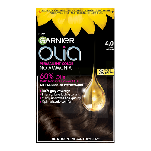 Garnier Olia 4.0 boja za kosu tamno smeđa slika 1